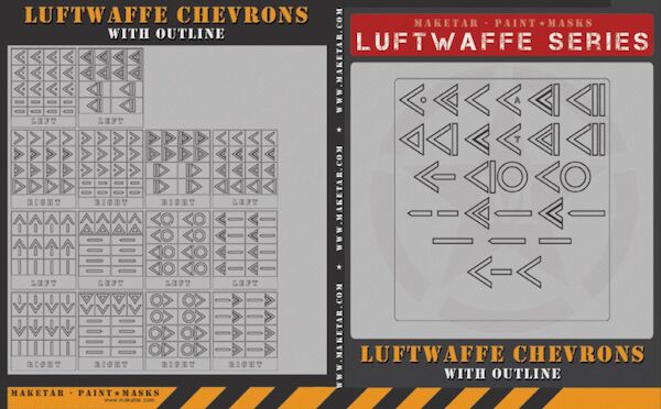 Luftwaffe chevrons with outline MM32060