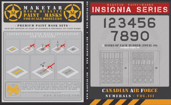 Canadian Air Force Numerals Vol 3 (40) MM48030