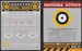 Royal Air Force Roundels Type A1 and Fin Flashes (48 roundels) 