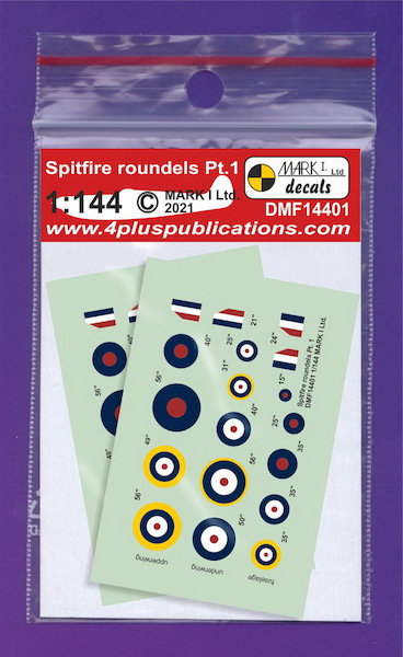 Spitfire roundels Part1 (2 sets) DMF14401
