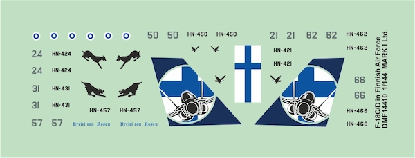 F/A18C/D Hornet in Finnish AF DMF14410