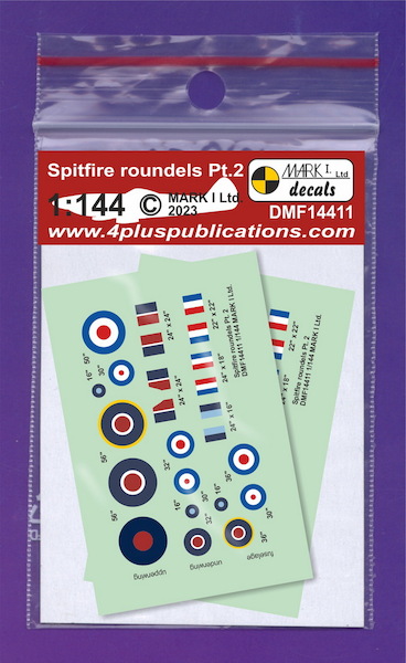 Spitfire roundels Part 2 (2 sets) DMF14411