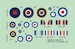 Spitfire roundels Part 2 (2 sets)  DMF14411