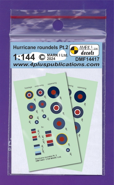 Hurricane roundels Part2 (2 sets)  DMF14417