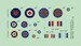 Hurricane roundels Part2 (2 sets)  DMF14417