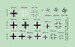 Focke Wulf FW190 Crosses (2 sets)  DMF14418