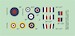 RAF Bell Airacobra roundels (2 sets)  DMF14420