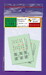 Messerschmitt Bf109 Italian Social Republic (ANR) Insignia, 2 sets DMF14425