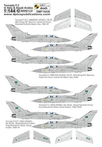 Tornado F.3 in Italian and Saudi Arabian Service  DMF14438