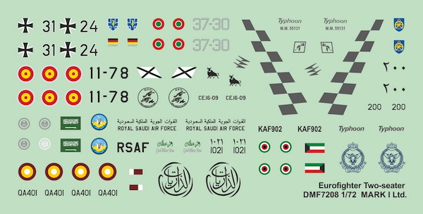 Eurofighter Twoseater (Spain, Italy, Germany, Kuwait, Saudia, Qatar) DMF7208