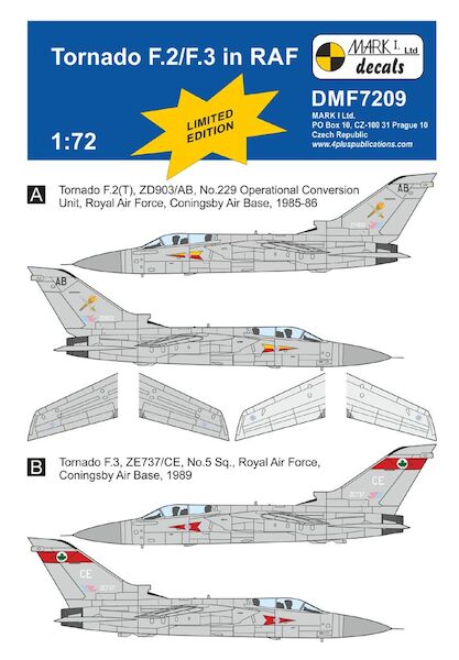 Tornado F.2/F.3 in RAF Service DMF7209
