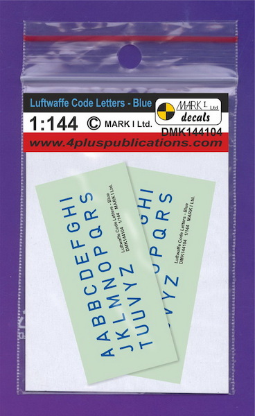Luftwaffe Code Letters - Blue DMK144104