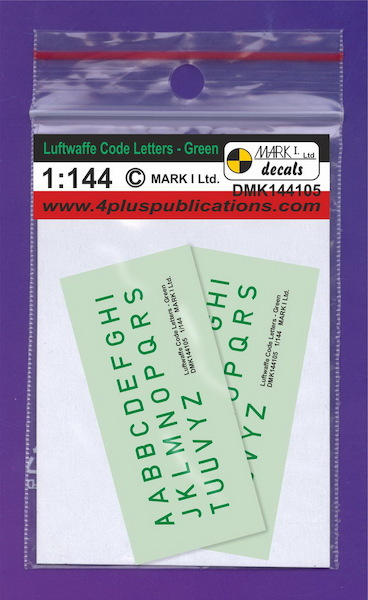 Luftwaffe Code Letters - Green  DMK144105