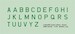 Luftwaffe Code Letters - Green  DMK144105