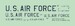 US Air Force Lettering - Blue (2 sets)  DMK144106