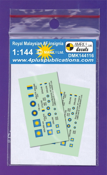 Royal Malaysian AF Insignia, 2 sets DMK144116
