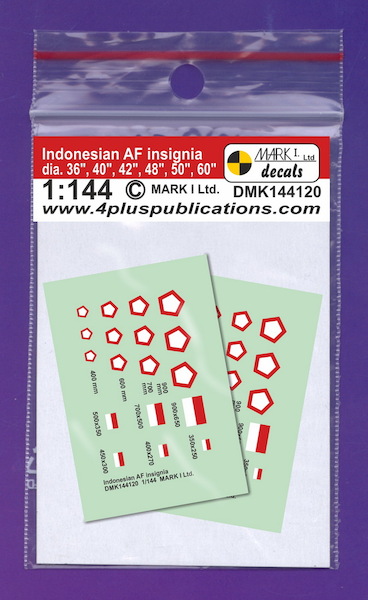 Indonesian AF insignia, 2 sets DMK144120