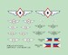 Philipine insignia, 2 sets DMK144121