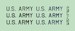 U.S.Army lettering 24"  2 sets  DMK144128