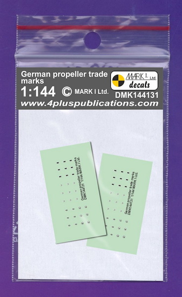 German WWII propeller trademarks, 2 sets DMK144131