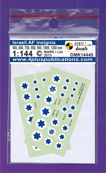 Israeli AF Insignia, 2 sets DMK14449