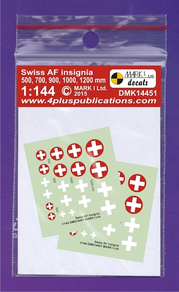 Swiss AF insignia, 2 sets DMK14451