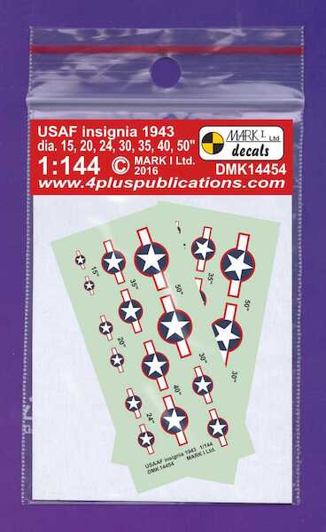 USAAF Insignia, 1943, 2 sets  DMK14454