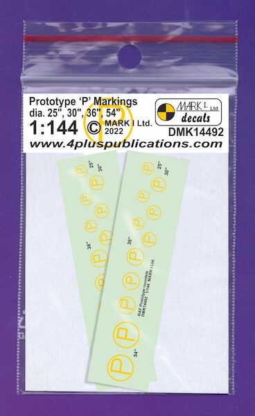 British Prototype "P" Markings  DMK14492