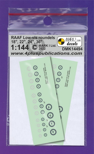 RAAF Lo-Viz roundels (2 sets) DMK14494