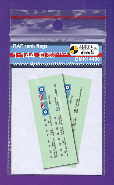 RAF Rank Flags (2 sets) DMK14498