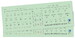 Supermarine Spitfire MKVIII/MKIX, MKXVI Stencils (2 sets)  DMK7203