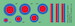 British WWI Night Fighter roundels, Pt.2, (2 sets)  DMK7209