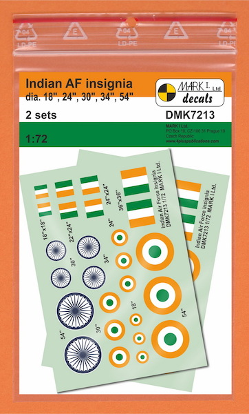 Indian AF Insignia, 2 sets DMK7213