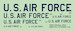 USAF lettering - Blue, 2 sets  DMK7214