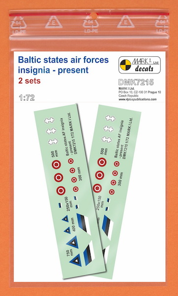 Baltic State Air forces Insignia - Modern (2 sets) DMK7215