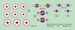 North & South Korean AF Insignia, (2 sets)  DMK7221