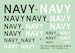 US Navy lettering - Black & White, (2 sets)  DMK7224