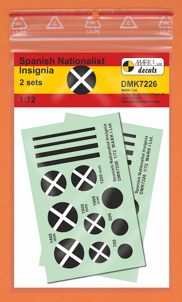 Spanish Nationalis Insignia (2 sets) DMK7226