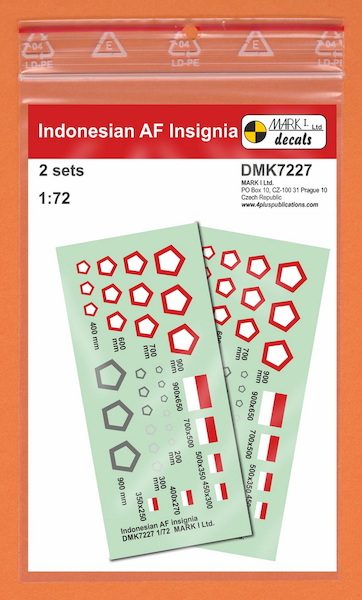 Indonesian Air Force Insignia (2 sets) DMK7227