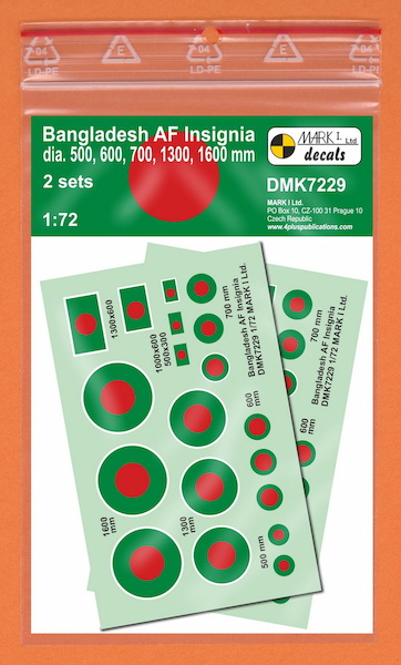 Bangladesh Air Force Insignia, 2 sets DMK7229