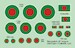 Bangladesh Air Force Insignia, 2 sets  DMK7229