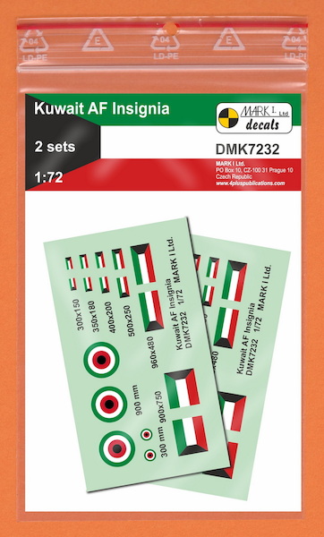 Kuwait AF Insignia, 2 sets  DMK7232