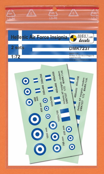 Hellenic AF Insignia, 2 sets  DMK7237