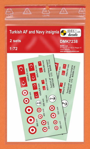 Turkish AF and Navy Insignia, 2 sets  DMK7238