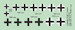 Luftwaffe WWII Crosses, late type - Black/White (2 sets)  DMK7240