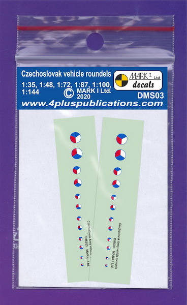 Czechoslovak vehicle roundels  DMS03