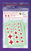 Red Cross circular and square Insignia DMS09