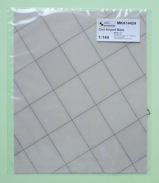 Civil airport base (rectangular concrete panels)  - 1pc  MKA14424