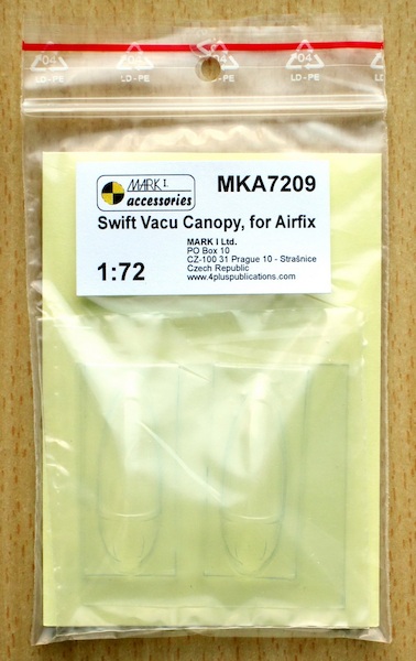 Supermarine Swift Canopy (Airfix) 2x MKA7209