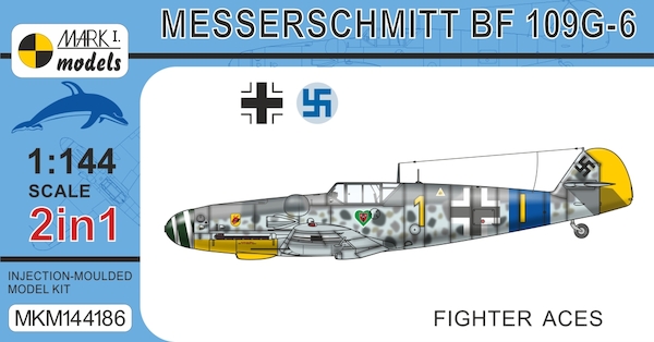 Messerschmitt Bf 109G-6 'Fighter Aces'  (2in1 - two kits included)  MKM144186
